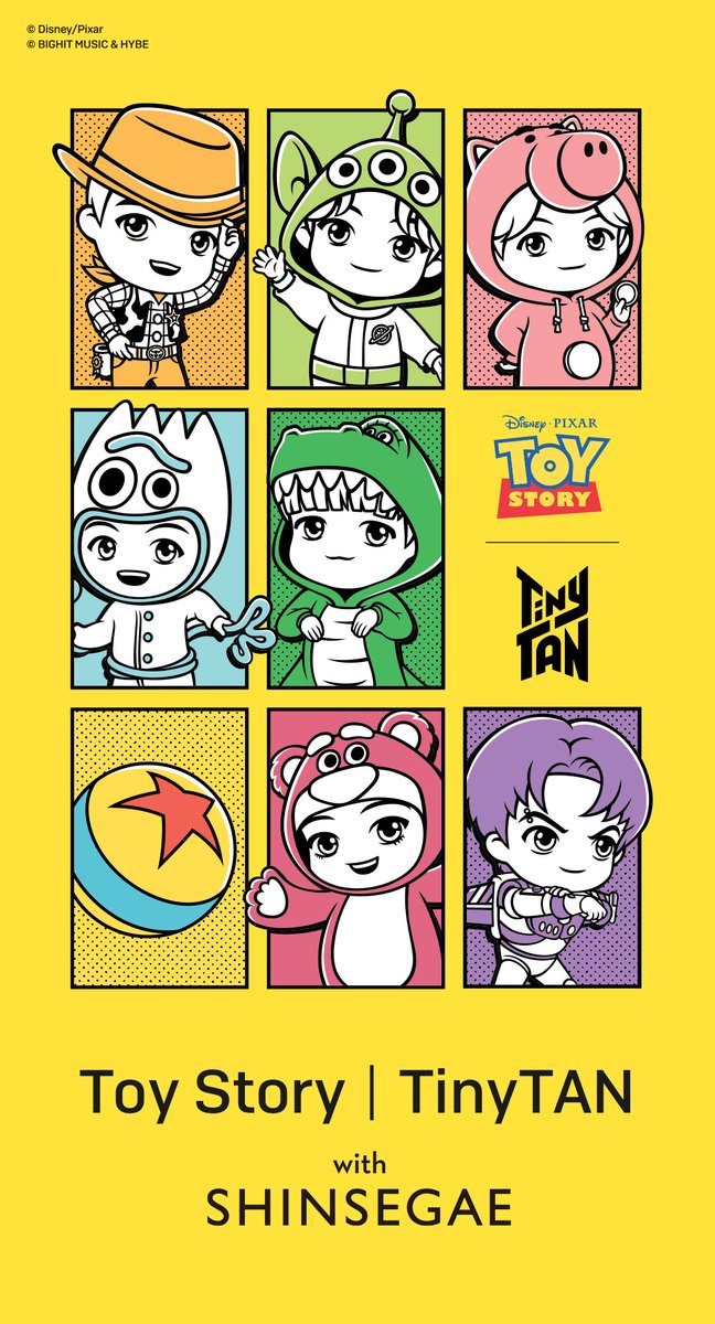 ✨COMING SOON✨ Toy Story | TinyTAN with SHINSEGAE POP-UP 타이니탄과 토이스토리의 특별한 만남을 담은 팝업과 브랜드 컬래버레이션 상품을 신세계 백화점에서 만나보세요! (shinsg.page.link/oHfX) 신세계 강남점 📅 5.2(목) ~ 5.12(일) 📍센트럴시티 1F 오픈스테이지 및 스토어 신세계