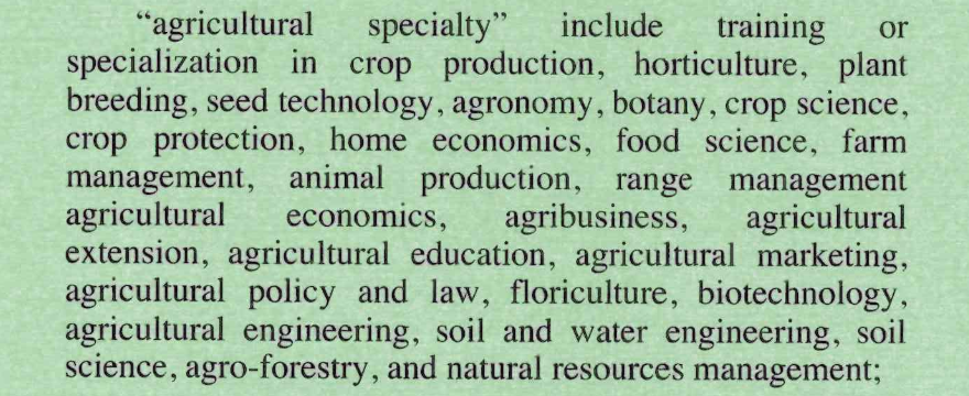 @SamLelan Fairs. So why include a blanket 'crop production' and 'animal production'. If I produce cabbage in Kinangop and sell at the market, or my goats in Samburu give birth and I sell milk, how do I know I am excluded? What are the guarantees this isn't open to interpretation?