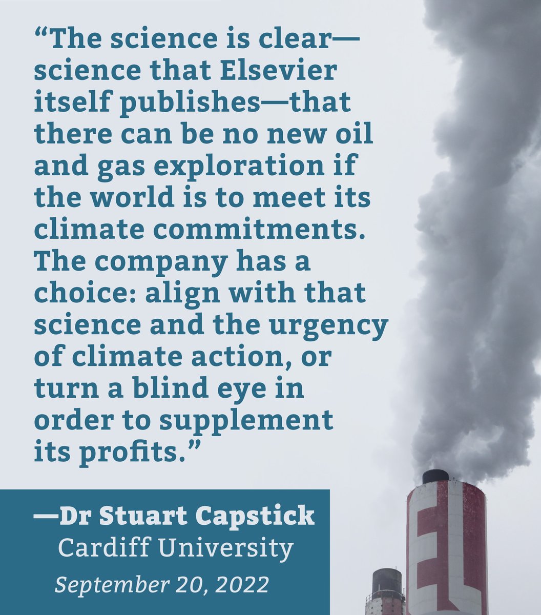 The Director of @theLancet in 2022 forbid employees at science publisher #Elsevier from sharing a report containing scientist insights about Elsevier’s support of #fossilFuel expansion. @StuartBCapstick made this contribution. 1/4🧵