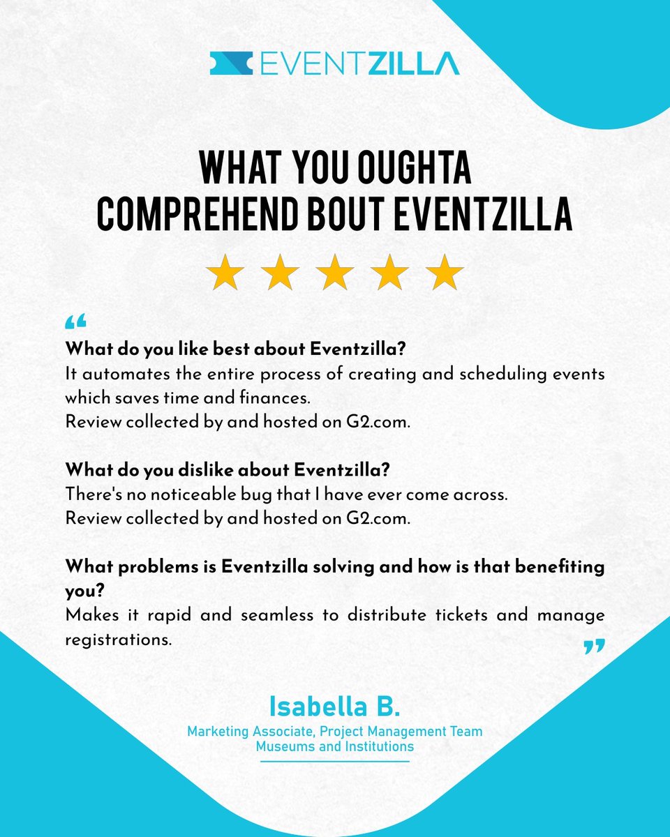 Shanna has streamlined all her business's events through Eventzilla. When will you?

Get started today - app.eventzilla.net/us/signup

#EventPlanning #EventTech #corporateevents