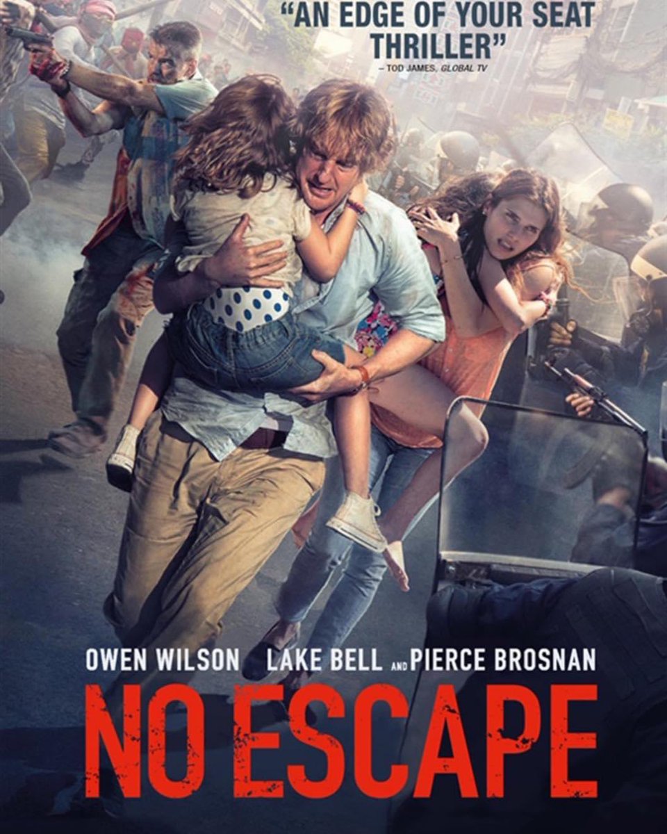 It’s terrifying to visit a country in the middle of a violent protest. It’s even worse to travel with children. I sat at the edge of my seat throughout this movie hoping and praying that this family makes it out alive especially when foreigners were targeted. Have you seen No