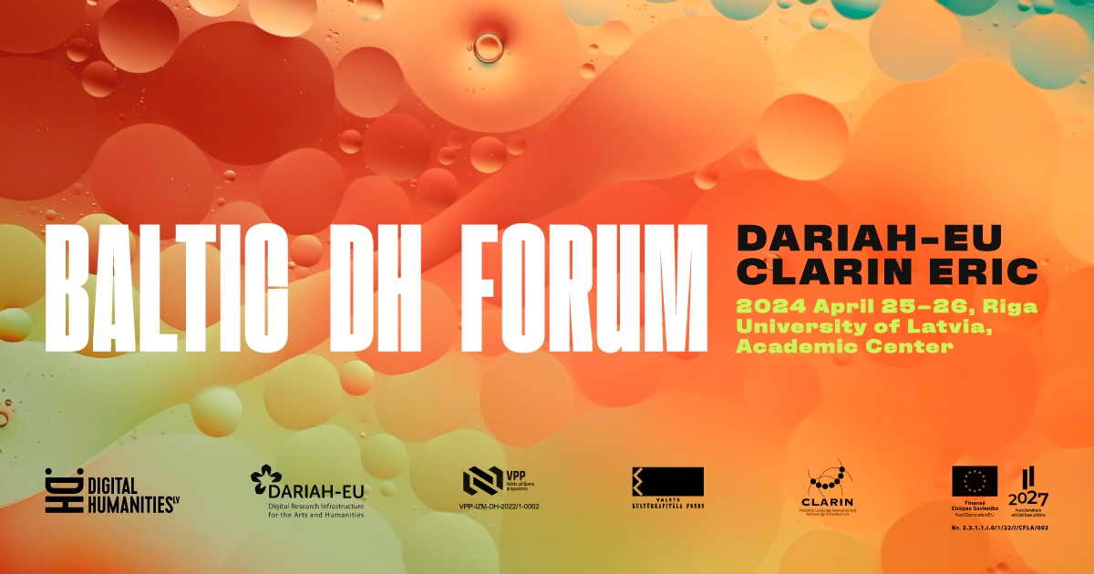 Program of the Baltic DH Forum: digitalhumanities.lv/baltic-dh-foru… 🙌🏼