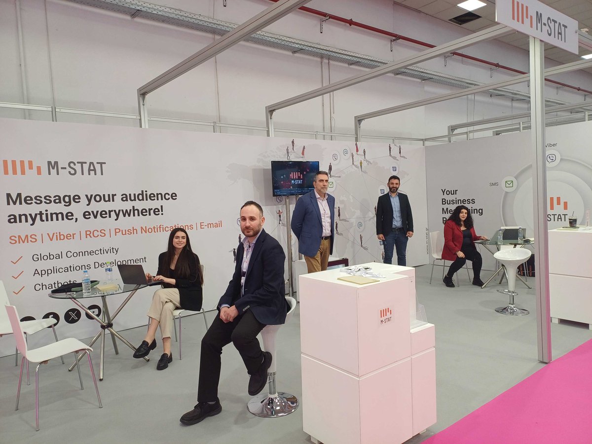 mstatgr's tweet photo. Welcome to 𝐁𝐄𝐘𝐎𝐍𝐃 𝟐𝟎𝟐𝟒! Visit us at 𝐏𝐚𝐯𝐢𝐥𝐥𝐢𝐨𝐧 𝟏𝟑 - 𝐒𝐭𝐚𝐧𝐝 𝐀𝟏𝟓. Our team is ready to discuss our 𝐁𝐮𝐬𝐢𝐧𝐞𝐬𝐬 𝐌𝐞𝐬𝐬𝐚𝐠𝐢𝐧𝐠 𝐒𝐨𝐥𝐮𝐭𝐢𝐨𝐧𝐬 with you!
📍Thessaloniki International Exhibition &amp; Congress Center
#BEYONDexpo #MSTAT https://t.co/mZeVSzPxI8