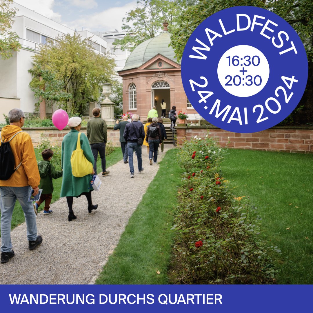 🚠  Wanderung durchs Quartier
Begib dich auf eine Kurzwanderung durch das #TheaterplatzQuartier und entdecke Werkstätten, Hintereingänge und verborgene Orte.
⏰ 24. Mai, 16:30, 20:30

🗓️ Waldfest – Freitag, 24. Mai , 15:00–23:00🌳 
ℹ️ theaterplatz-quartier.ch/#waldfest

#thisisbasel #basel