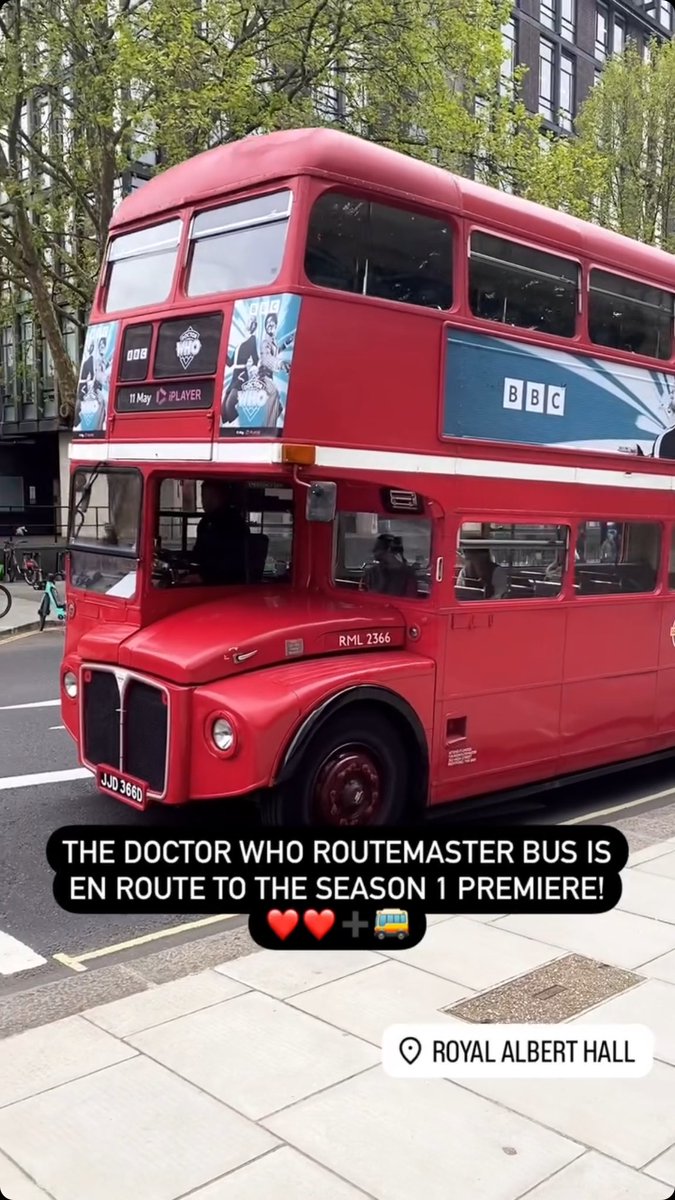 Can’t believe a Doctor Who bus exists 🚌 Really want to see it so bad 😍

#DoctorWho #NcutiGatwa #MillieGibson