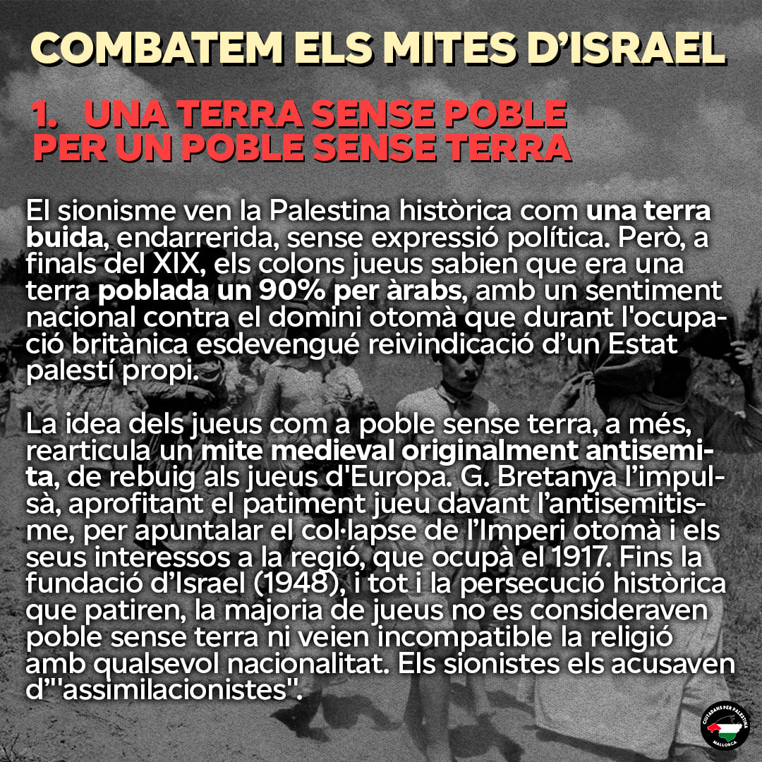 CIUTADANS PER PALESTINA tweet media