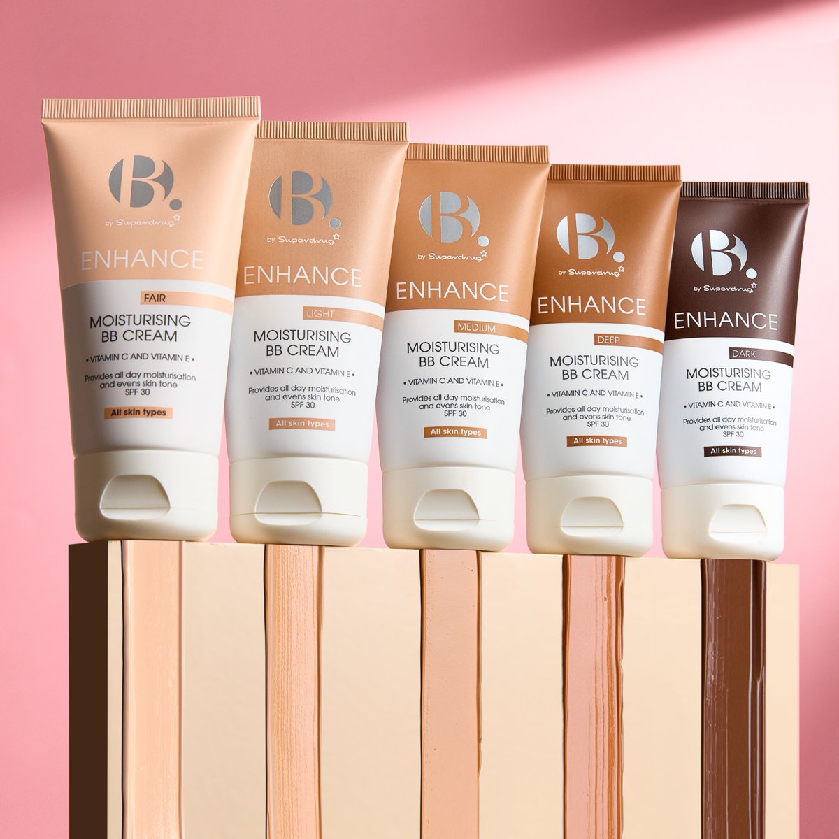 Protect and enhance your natural complexion with the NEW @bbysuperdrug Superdrug BB Creams 🩷 This lightweight, illuminating BB cream will give you a healthy glow and includes SPF 30 protection ✨ Shop now: buff.ly/3UxeJF6 #bbysuperdrug