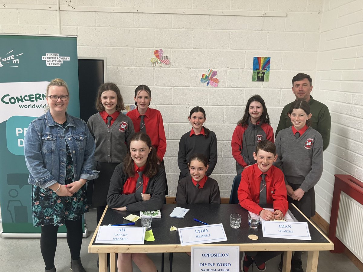 We are so proud of our wonderful debating team. Unfortunately, the journey has ended today at the All Ireland quarter final stage. Best of luck to @emper_ns in the next round, and thank you for your hospitality 👏👏👏