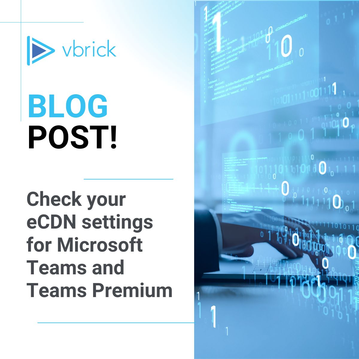 Uncover the steps to revert to Microsoft Teams Premium in Vbrick Universal eCDN settings on our latest blog post! Learn more buff.ly/3UwL4f7