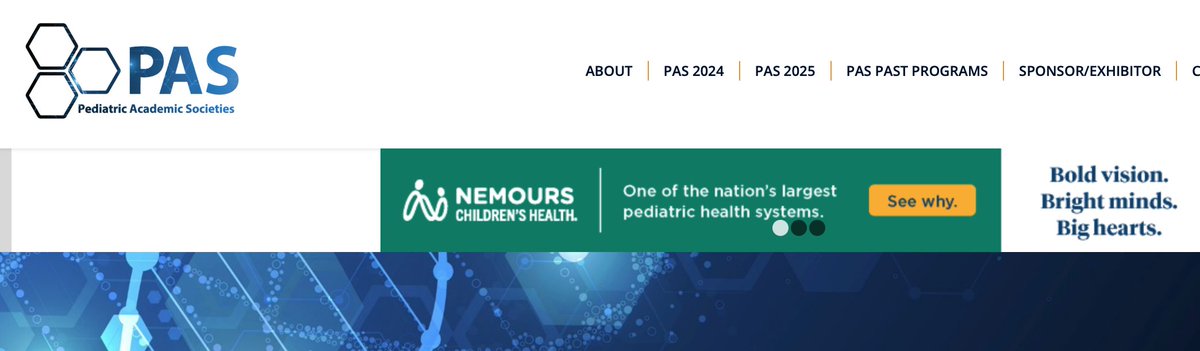 If you are coming to PAS, please stop by at the Nemours Children's Health booth. We have a lot of interesting activities for attendees, lots of information about our health system, and lots of interesting people to meet and network with. Look forward to seeing you there!