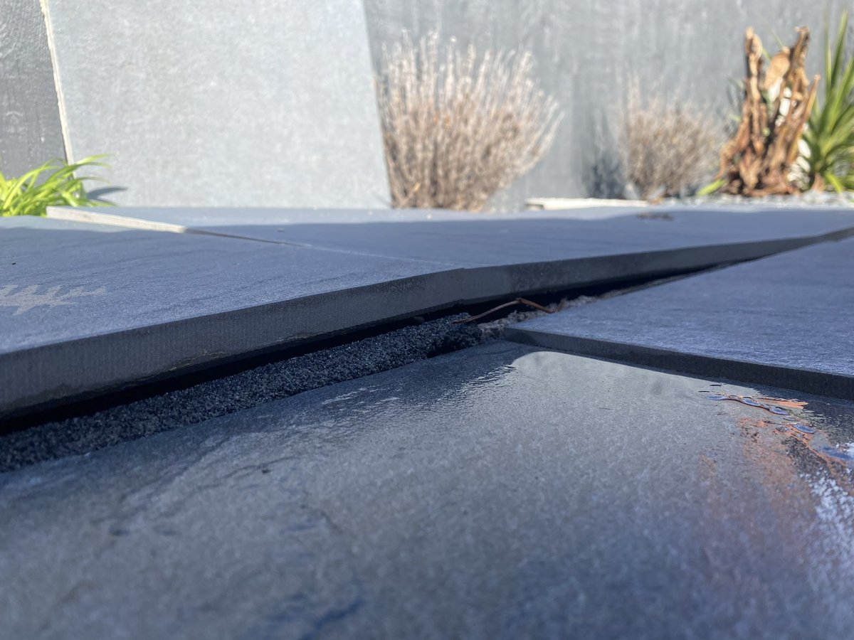 Clay heave and insufficient base are common causes of paving failure….. #pavementexpert #patios #paving #landscaping
