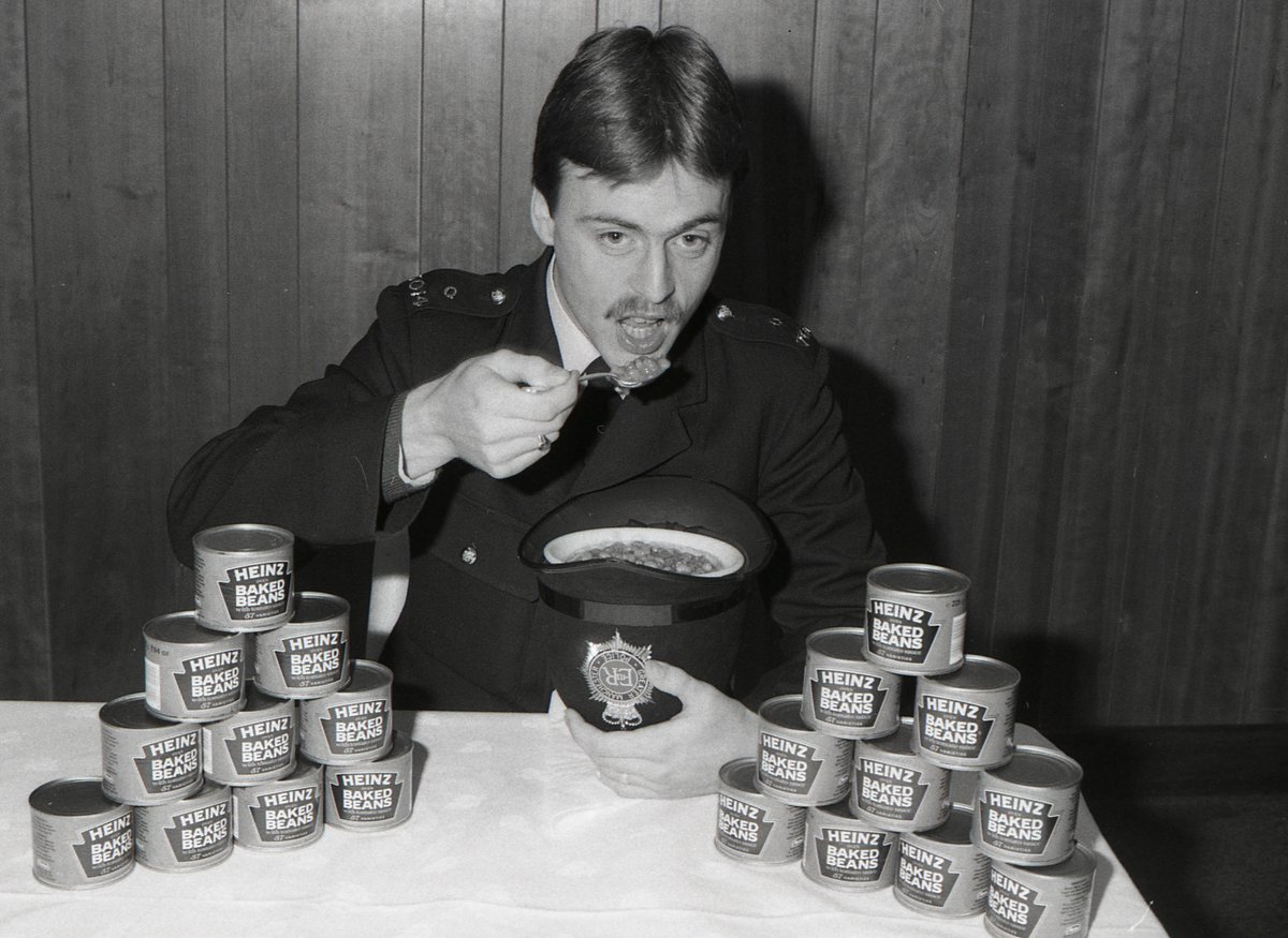 #GMP50 | Must have ‘bean’ a busy day… 

This picture, which was taken in 1985, brings a whole new sense of meaning to the phrase ‘I’ll eat my hat’. 

#TBT #ThrowbackThursday