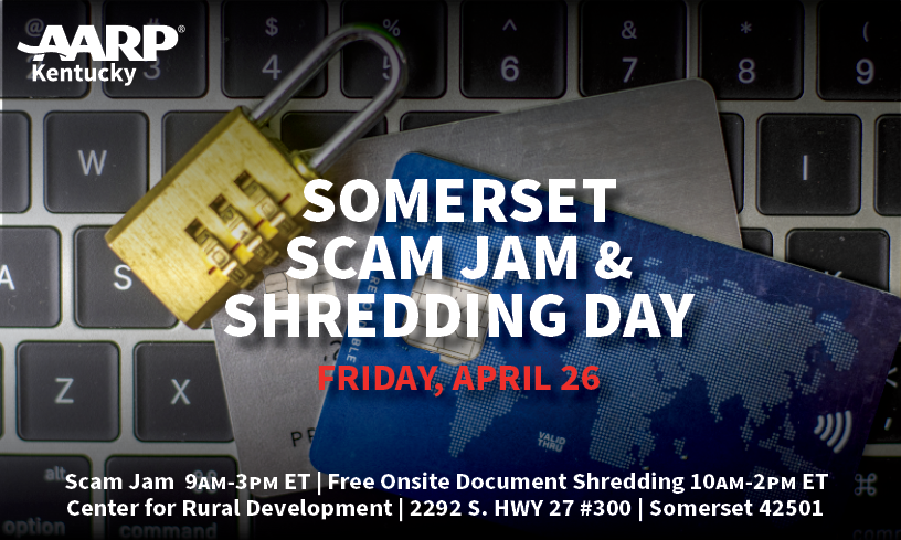 Friday's Scam Jam will show consumers how to protect themselves from scammers. The Center for Rural Development @centertech hosts the Somerset Scam Jam & Shredding Day on Friday, 4/26 9a to 3p ET. spr.ly/6016bqmAC ✅ Registration required, visit: spr.ly/6017bqmAh