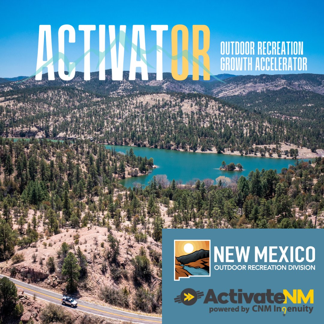 ORD has contracted with CNM Ingenuity to host an Outdoor Business Accelerator Program!

Applications will open May 1, 2024. More details will be announced soon!
Email info@activatenm.com to learn more.

#OutdoorIndustry #NewMexico #NMOutdoorRec #Accelerator