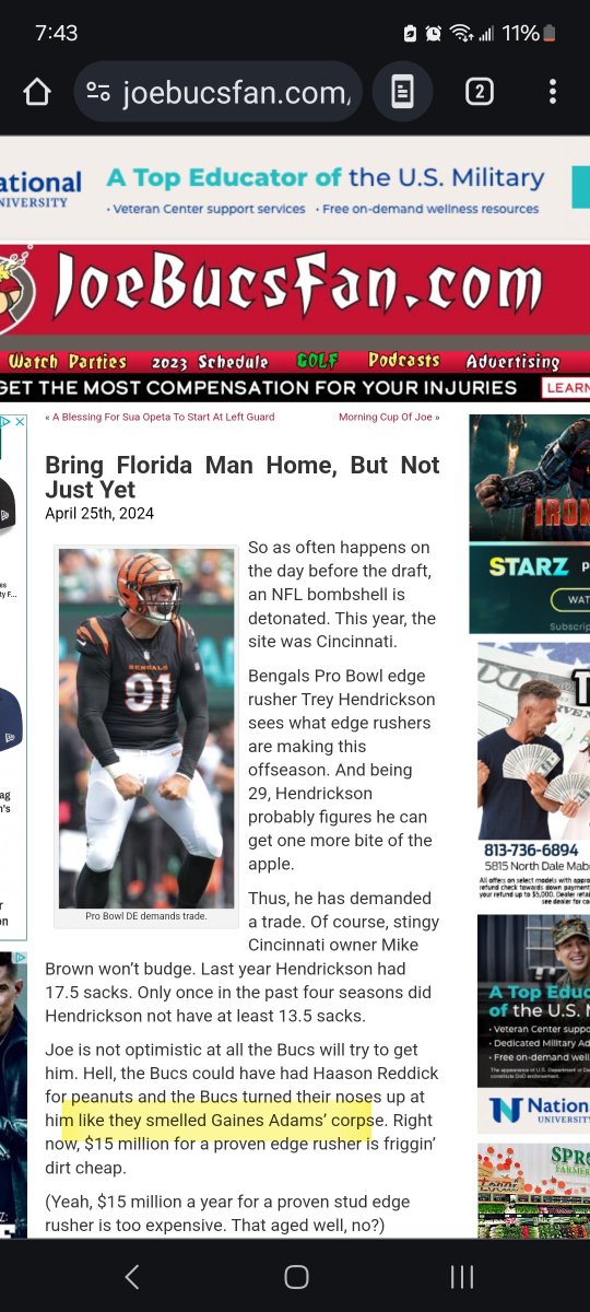WalkingContradiction (@ramblin_man_87) on Twitter photo Could never imagine having to disrespect a young man who passed due to a serious heart condition to make a sorry and weak point. #NFL #NFLDraft #GoBucs #gainesadams #buccaneers <a href="/Buccaneers/">Tampa Bay Buccaneers</a> @buccaneers Could never imagine having to disrespect a young man who passed due to a serious heart condition to make a sorry and weak point. #NFL #NFLDraft #GoBucs #gainesadams #buccaneers <a href="/Buccaneers/">Tampa Bay Buccaneers</a> @buccaneers