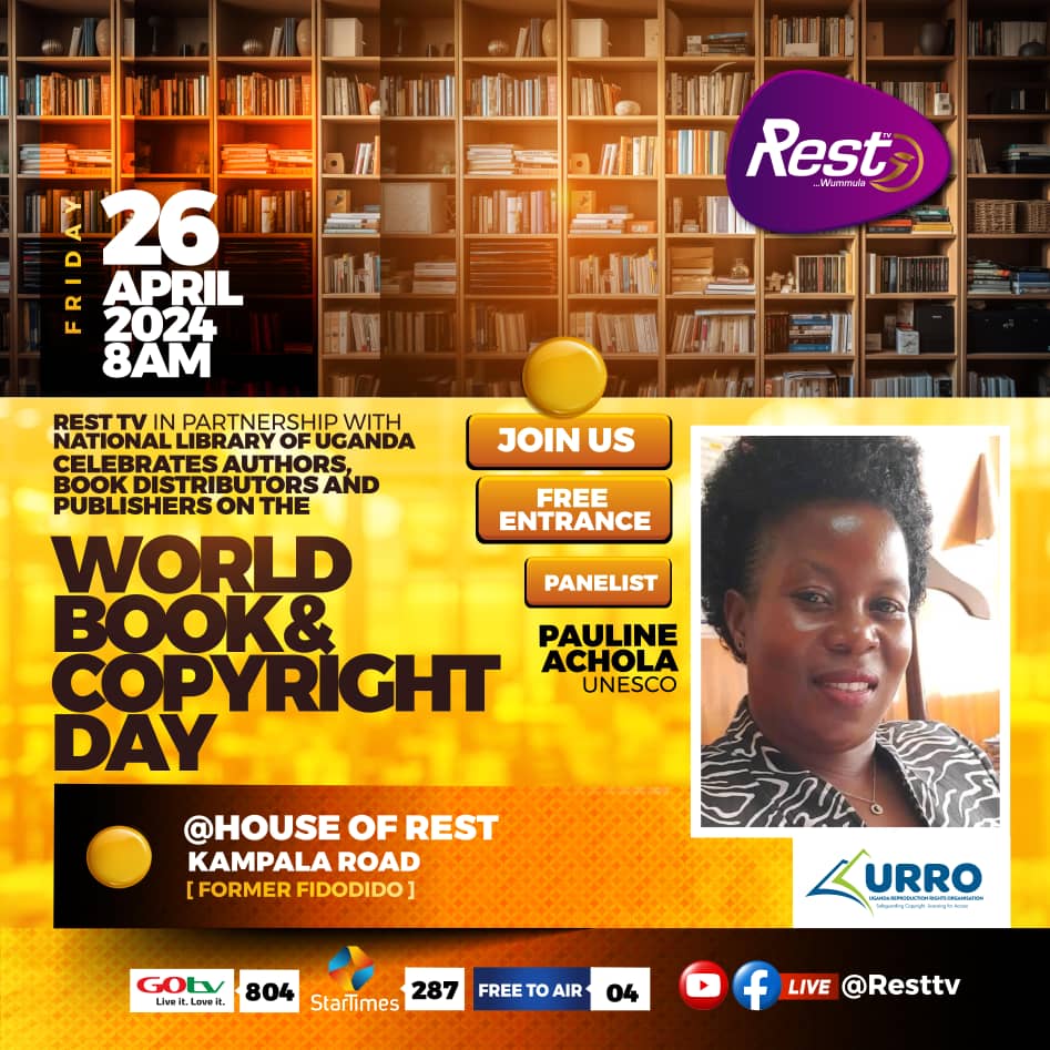 Why is UNESCO behind the World Book and Copyright Day? How are they supporting creativity through IFCD and other funding mechanisms? These and more questions will be answered this Friday during the panel discussion to be held at Rest house Auditorium (former Fido Dido). 📢