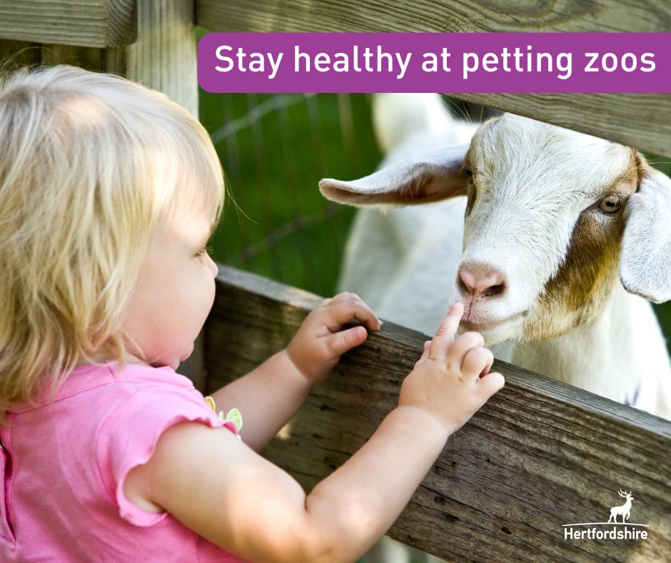 Enjoy visits to farms or petting zoo safely this spring by washing your hands thoroughly after touching the animals. More info: orlo.uk/R9sxL