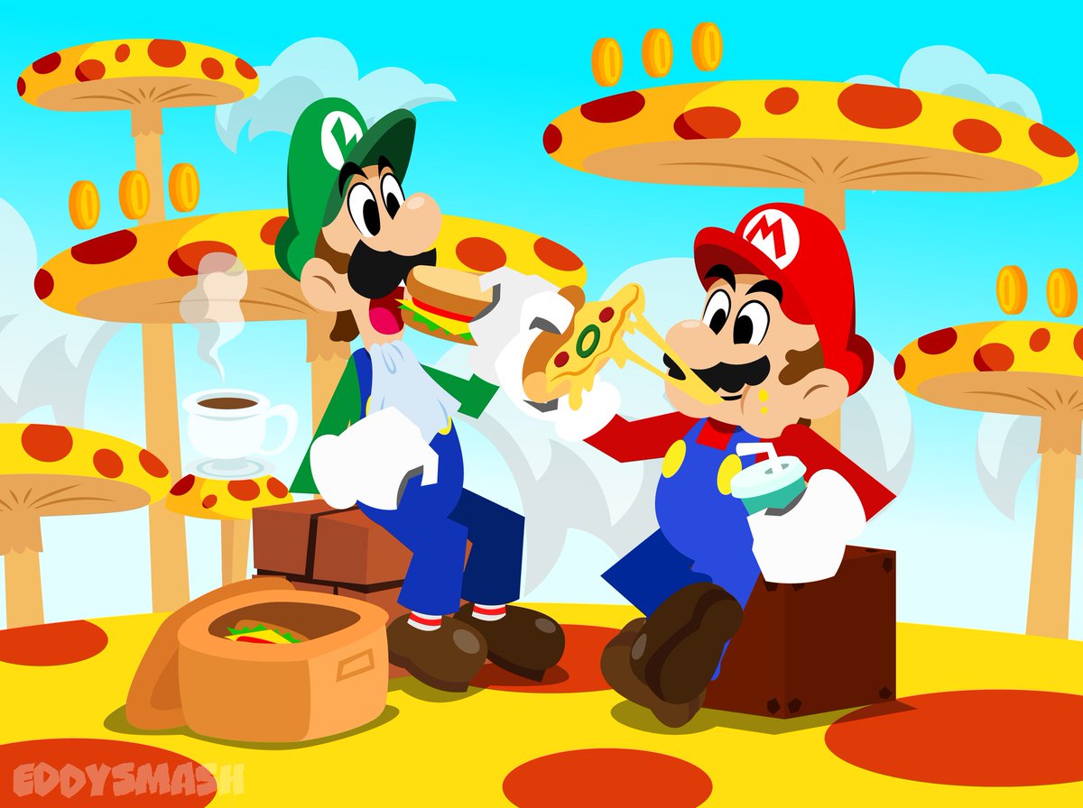 'It's break time bro' 🍄🍕🥪
(Game & Watch: Super Mario Bros.)

#Mario #Luigi #SuperMario #SuperMarioBros