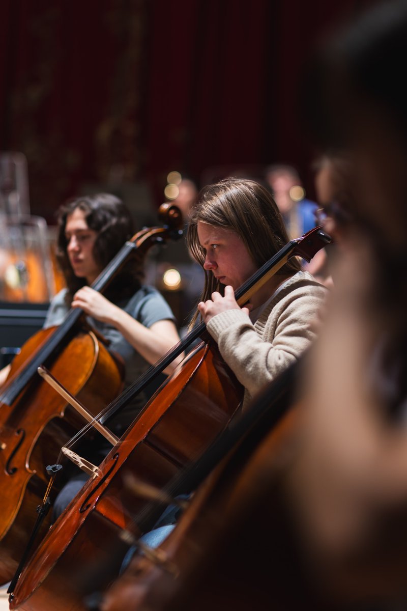 Ahead of Friday's RCS Symphony Orchestra, now being led by Vassily Sinaisky, we took a quick peek into yesterday's rehearsal. 🎼 Join us tomorrow for the orchestra's performance of Tchaikovsky's emotional 'Pathétique'. 🎟️ Available via the RCS box office: buff.ly/4btajoD