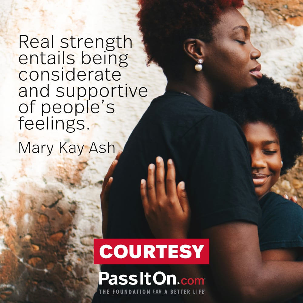 #courtesy #passiton . . . #real #strength #strong #entails #considerate #supportive #people #feelings #care #kind #loving #kindness #goals #inspiration #motivation #inspirationalquotes #values #valuesmatter #instadaily #instadailyquotes #instaquotes #instaquotesdaily #instagood