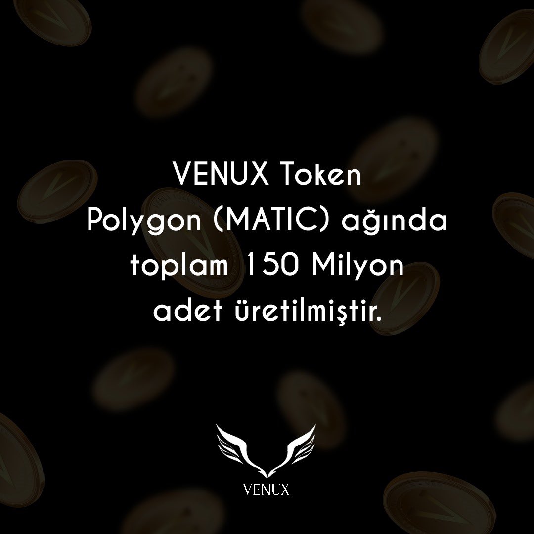 VenuxToken's tweet photo. 📣 #VENUX Token toplam arz miktarını biliyor musunuz? 👇🏻 https://t.co/VJ0blk6Ddi