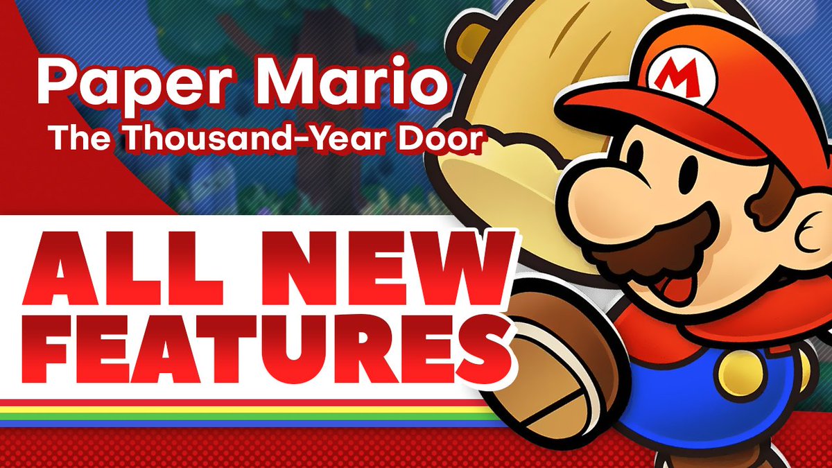 Nintendo gave us an advance sneak peek at the new features and quality-of-life changes coming to the #NintendoSwitch remaster of #PaperMario: The Thousand-Year Door, and we're here to tell you all about them! youtu.be/DcGuZF5hES0