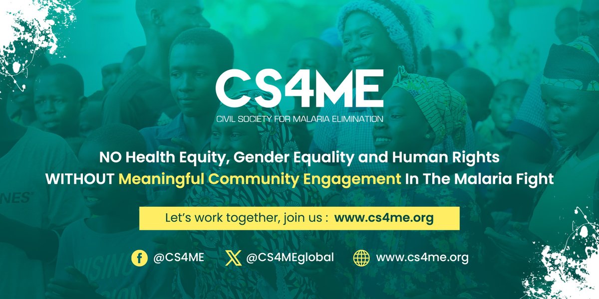 Equity in health is crucial to defeating malaria. This #WorldMalariaDay, let's work together to ensure that health services are accessible to all, especially vulnerable communities. Statement from @CS4MEglobal: ow.ly/EJAX50Rnra2 #CS4ME #EndMalaria