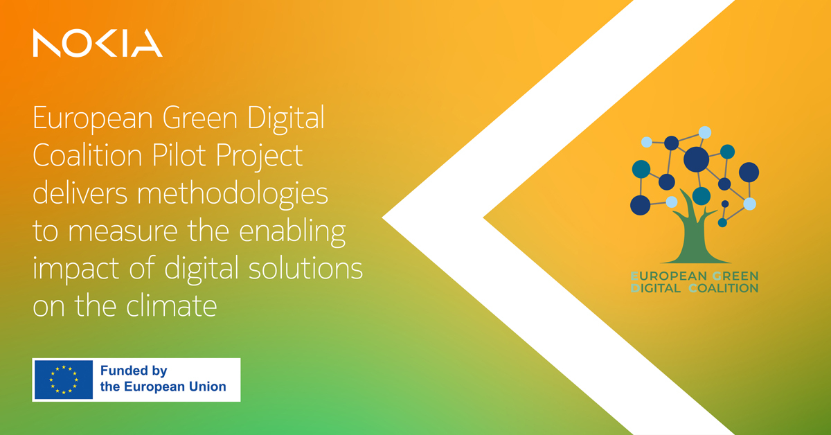 As a Member of the @GDCoalition, we’re proud to share the Net Carbon Impact Assessment Methodology, which provides a science-based method to assess the net carbon impact of ICT solutions on the climate. Read more: nokia.ly/3xPqU7o

#GreenDigitalCoalition