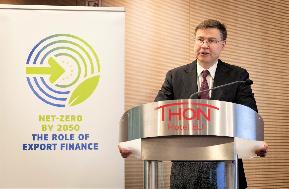 Pleased to speak at net-zero #exportfinance event.

The EU is the largest provider of long-term export finance. It must be used strategically to the right ends: to drive the climate transition by financing projects in green energy, green transport and digital.

#netzeroby2050