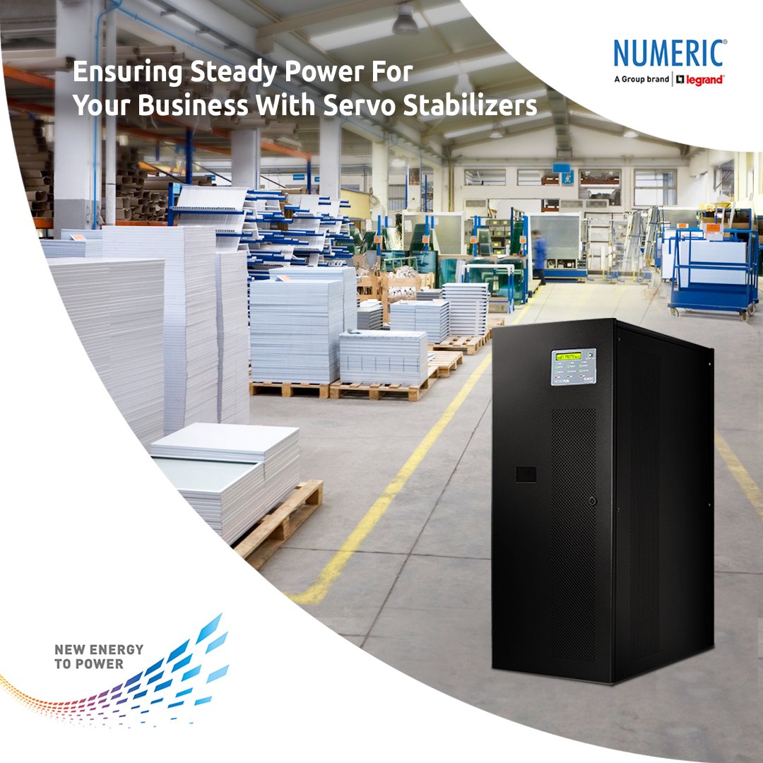UpsNumeric's tweet image. #BlogPostAlert
Read our latest blog on #ServoStabilizers, their different types, applications, and how they play an important role, to ensure steady power for your business. 
👉 Read Now: numericups.com/blog/ensuring-…

#NumericUPS #NewEnergyToPower #PowerStability #InvestmentProtection…