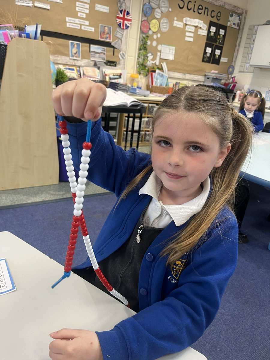 We have been partitioning numbers in maths and using different resources to show how each number is made. We are mathematicians!