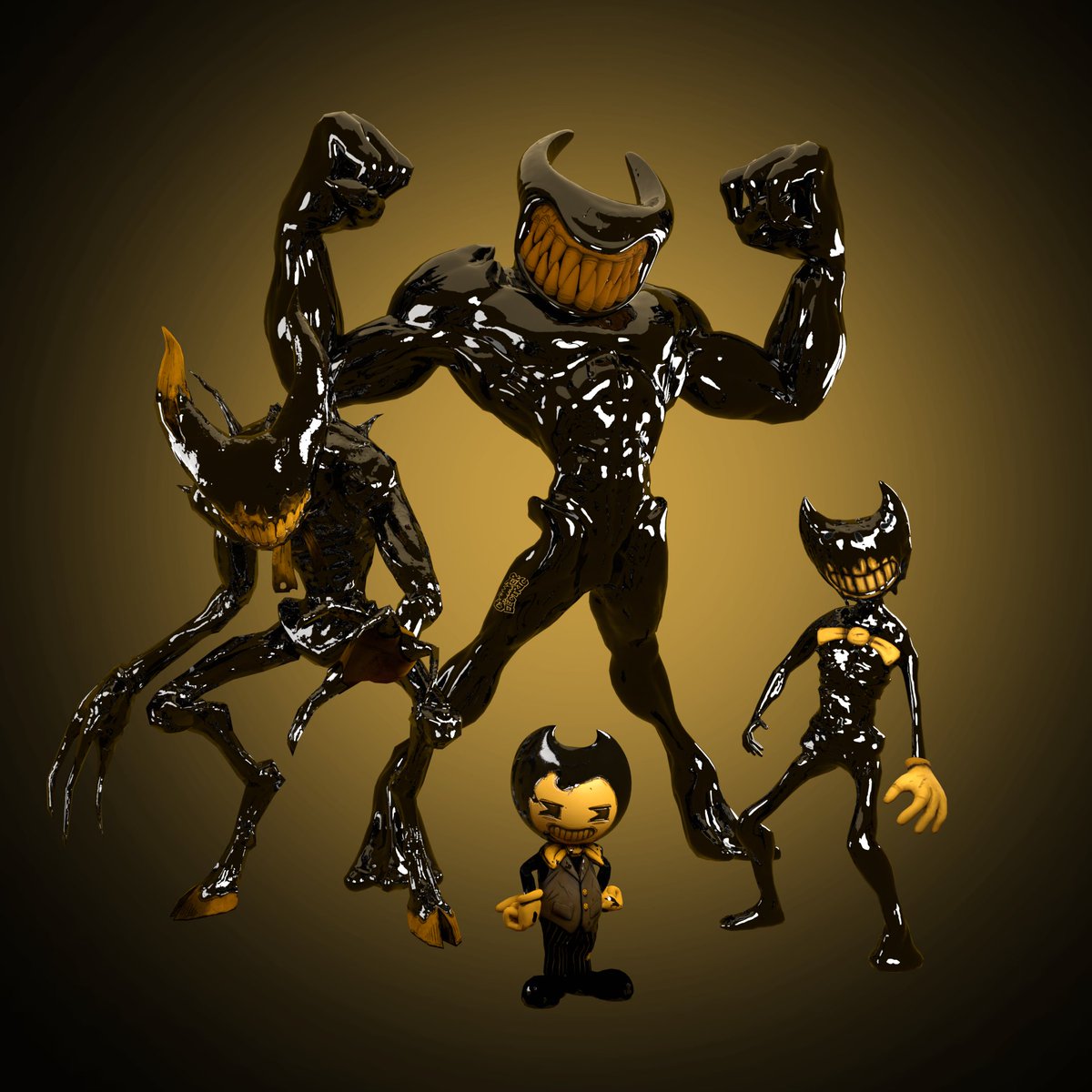 Bendy and the Ink Demons

#BENDY #bendyfanart