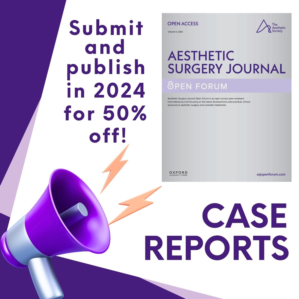 Do you have a Case Report you'd like to submit? If you submit and publish your paper in 2024 you'll receive ➡️50% off! Go to academic.oup.com/asjopenforum/p… to access the author guidelines and mc.manuscriptcentral.com/asjof to submit to ASJ Open Forum.