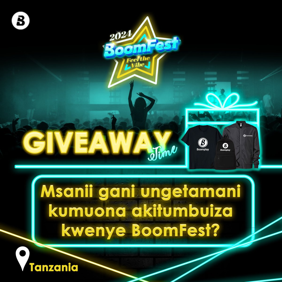 BoomplayTZ's tweet photo. Boombuddies, tunataka kusikia kutoka kwako! 😎
Baada ya show amazing kutoka kwa wasanii wa Kenya kwenye jukwaa la #BoomFest, je, ni msanii gani ungependa awepo kwenye #BoomFest inayofuata?
Tuambie jibu lako kisha mtag rafiki yako mmoja ambaye ungependa kwenda nae https://t.co/cXNL4WPByZ