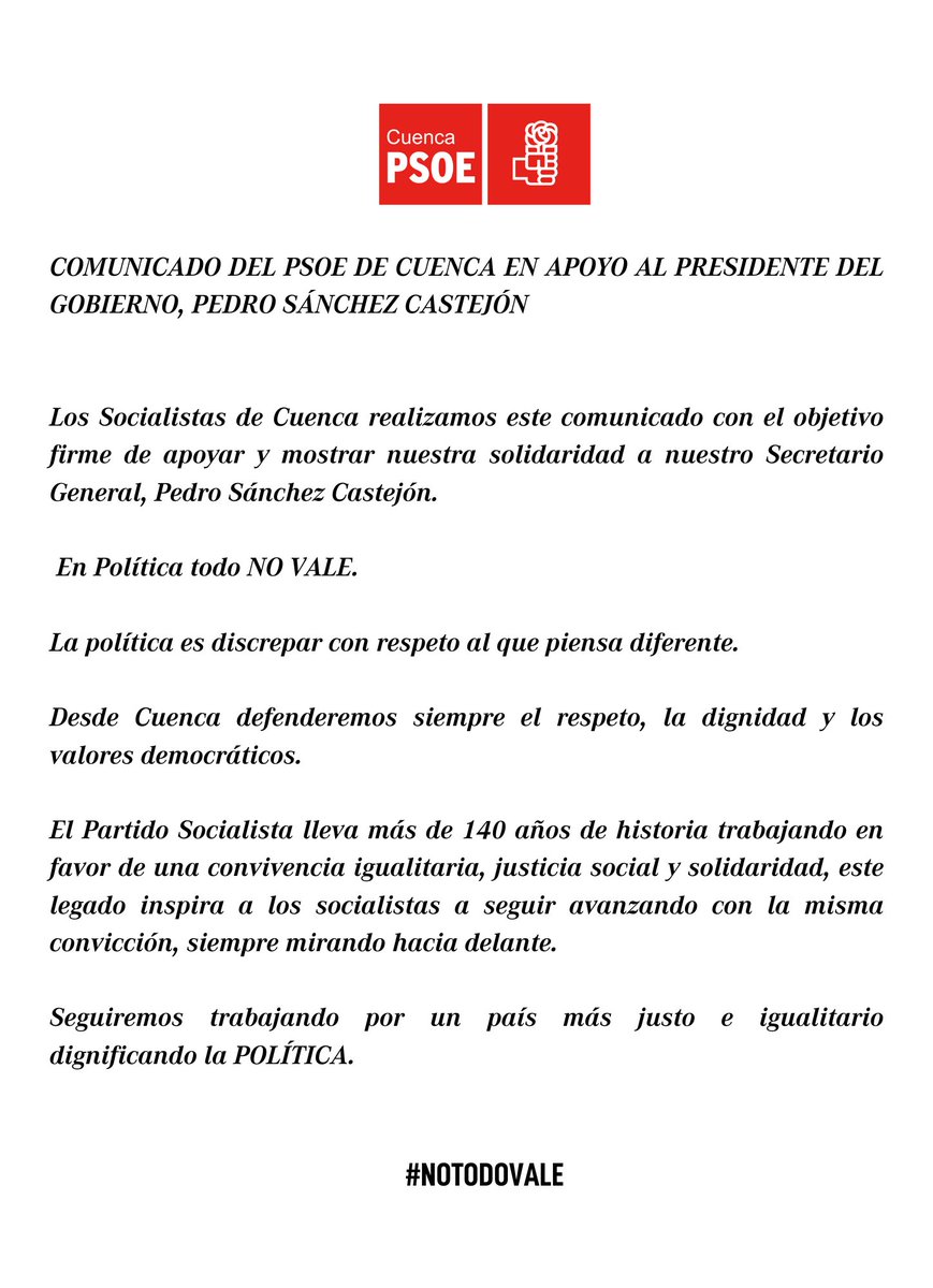 PSOE Cuenca (@PSOE_Cuenca) on Twitter photo 2024-04-25 12:07:01