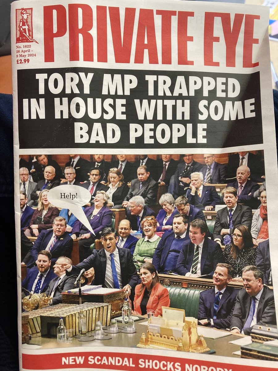 Good to see our glorious MP maki g the front page of private eye.
At last she’ll have an achievement to add to her wafer thin newsletter 
Tick tock, tick tock
#wrexham