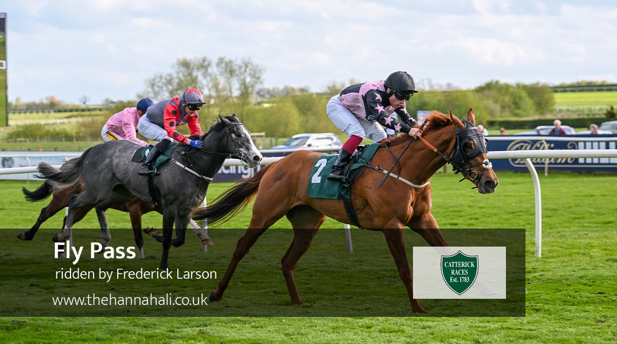 Finally at @CatterickRaces we saw Fly Pass and @FredLar52910179 winning nicely for owner/trainer @almracing!