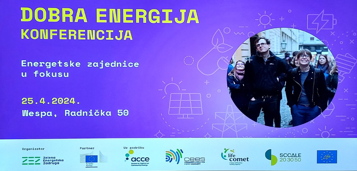 Great to see @CEES_Energy at a key event on #energycommunities in Zagreb, along with #ZEZ, @REScoopEU @ALIenergy13 @coopernicopt @Enercoop_SCIC @SCIC_7Vents @RepowerLondon  Coming up soon, presentation of the Energy Solidarity Toolkit!