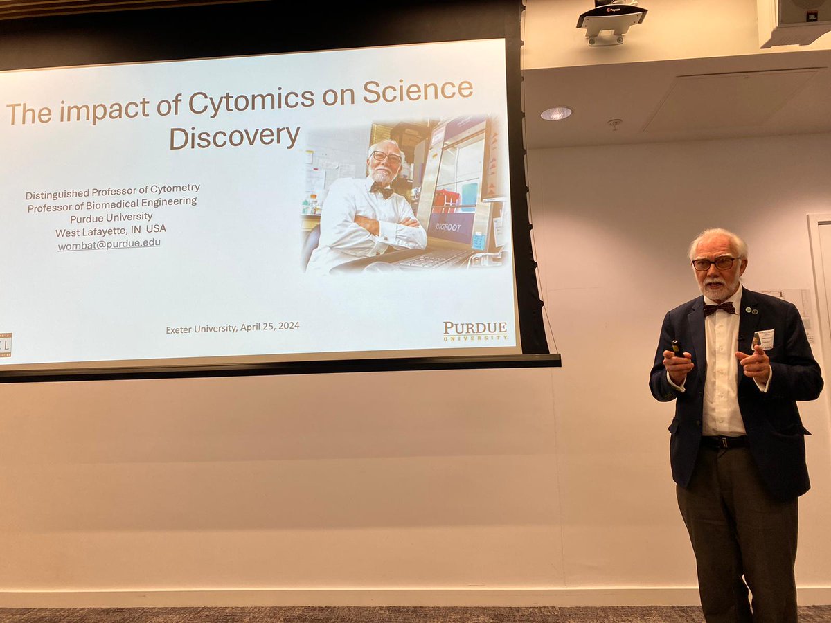 Wonderful to welcome JP Robinson @Cytometryman, showing us the future of cytometry, and highlighting the critical role cytometry has played throughout the history of modern biology!