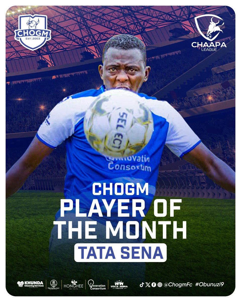 Amongst all the five contenders @senyondo_adam has emerged as chogm player for the month of march .
Congratulations 🎉 tatasena
#tibiakitchen.
#voltarenakyanja
@KhundaClean 
#honghee