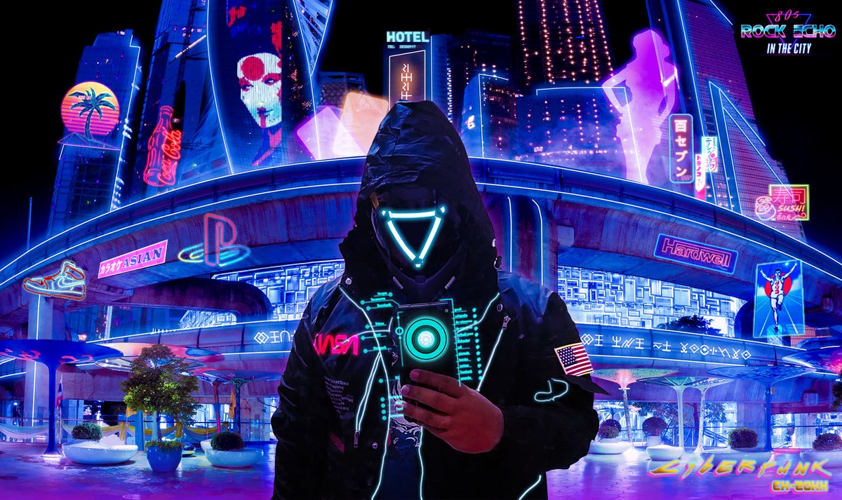 RockEcho_'s tweet photo. #Cyberpunk #CyberpunkCosplay #CyberpunkFashion #Teachwear #TeachwearFashion #Warcore #Cosplay #Cybermask #Arcade #Newretro #Newretro80s #Cyberpunk2077 #CyberpunkEdgerunners #CosplayThailand #CyberArmyMachine https://t.co/ymxnVjlQA0