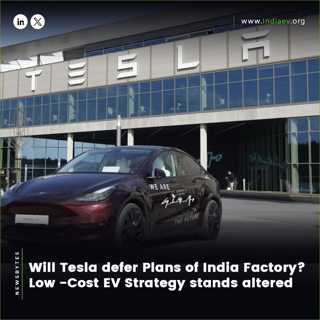 Will Tesla defer plans of India factory? Low-Cost EV strategy stands alteered.

#TeslaIndia #EVStrategy #CleanEnergy #SustainableFuture #RenewableEnergy #ElectricVehicles #GreenTechnology #FutureMobility #AutoIndustry #TeslaUpdates #IndiaEVShow #RenewableEnergy #EntrepreneurIndia