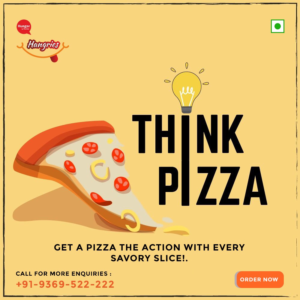 'Hungry for Pizza? Head to Hangries for a Mouthwatering Experience!'

#hangries #thinkpizza #pizzalovers #fastfoodfiesta #pizza #pizzalovers #pizzatime #pizzaparty #pizzagram #pizzalove #pizzaholic #pizzalifestyle #pizzamania #pizzalovers #pizzaislife #pizzaday #pizzaloversunite