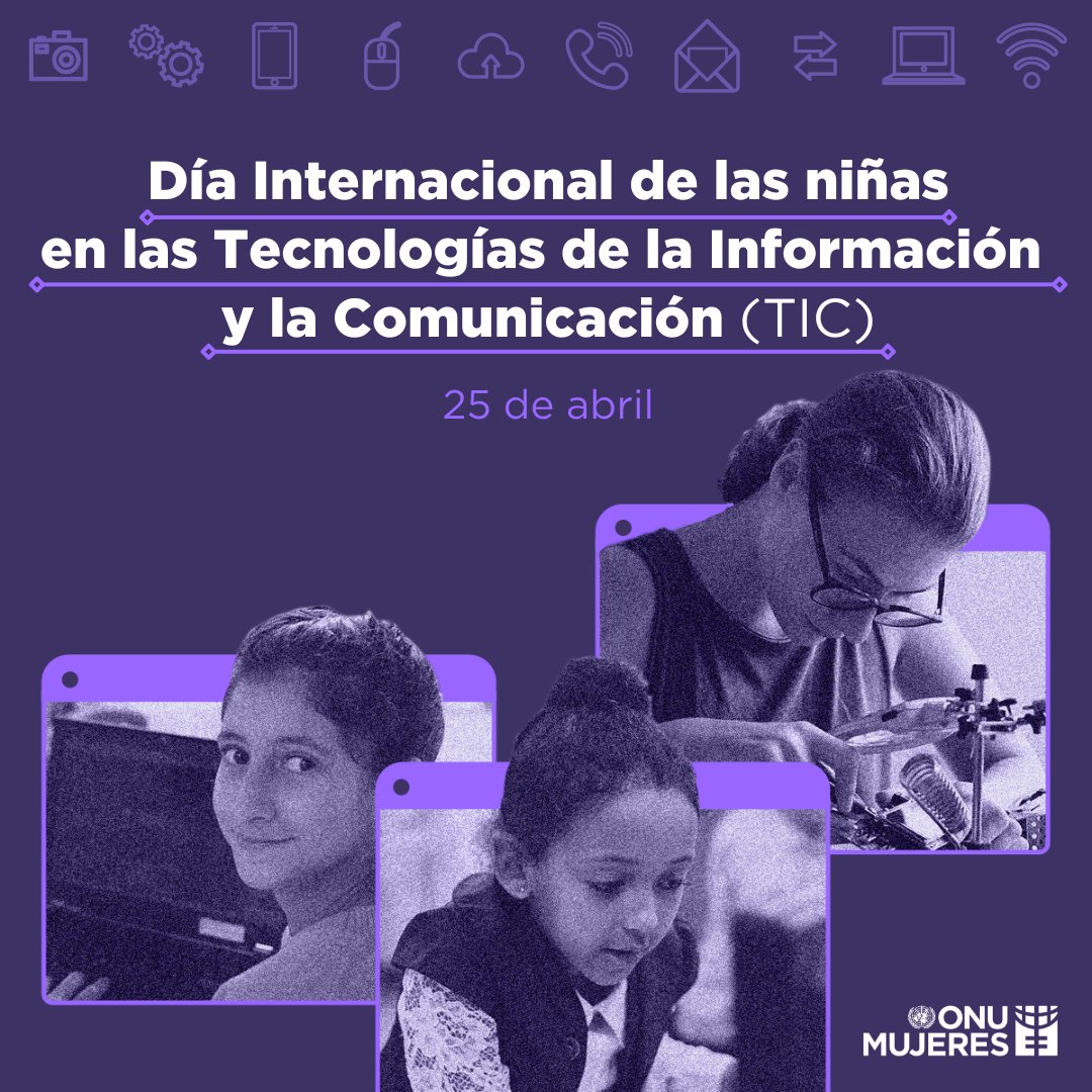 En el #DíaDeLasNiñasEnTIC reafirmamos nuestro compromiso de eliminar barreras y brindar oportunidades igualitarias para que todas las niñas puedan desarrollarse y crecer en el mundo digital. 💻🌟 #CerremosLaBrecha