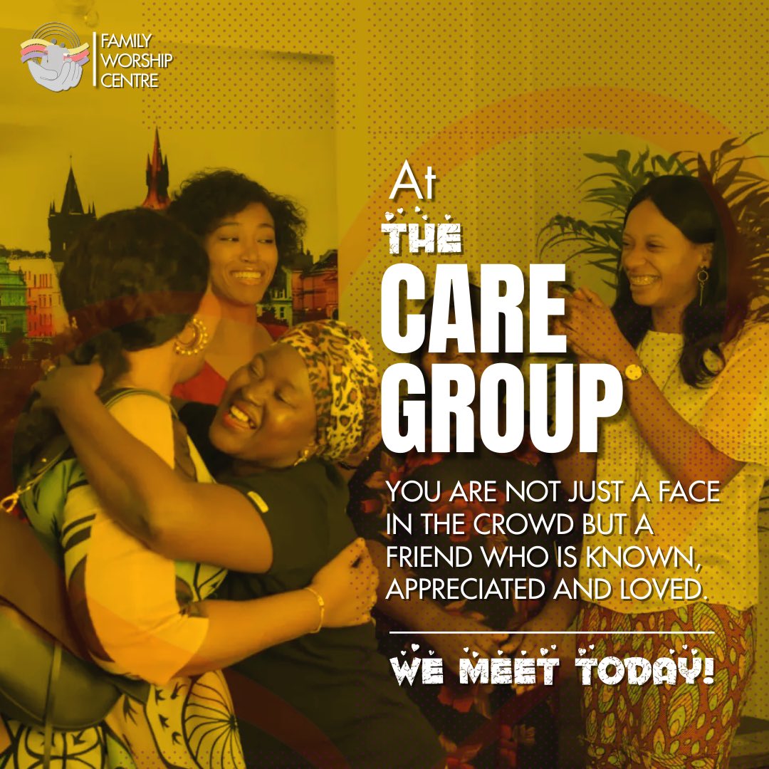 Everyone in the Care group matters!!!
We  can’t wait to see you today.

#fwcabuja  #caregroup  #loveliveshere  #wearefamily  #throwbackthursday