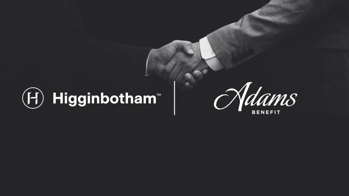 Exciting news! @HigginbothamIns & Adams Benefit have joined forces in a #partnership rooted in shared values and #communitycommitment. 
Learn about this collaboration: hrtechedge.com/news/higginbot…

#SharedValues #hrtech