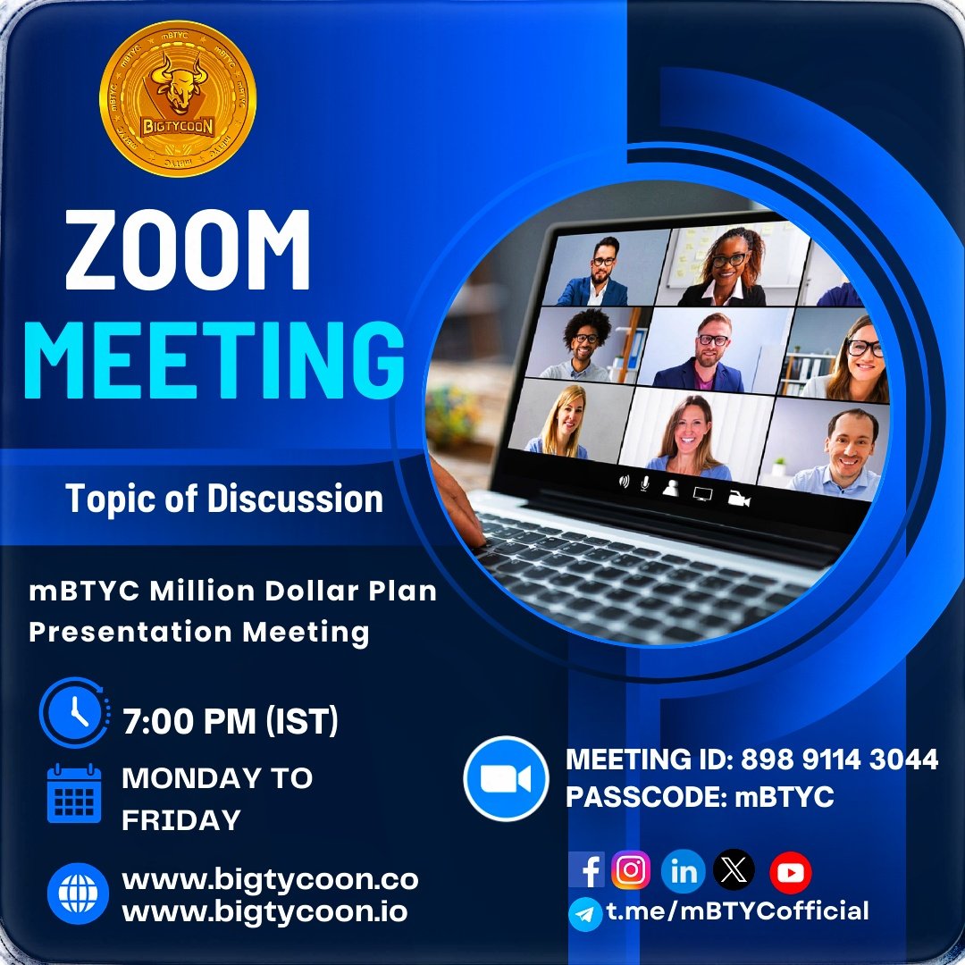 'Join us every evening at 7pm IST on Zoom to unlock the secrets to a brighter financial future! 💼💡 #FinancialFreedom #ZoomMeeting #jjk258 #BINIxShowItAll #earthquake #viralvideo #Binance #BREAKING_NEWS #buyingcontent #flooding #NFLDraft #webinar #workfromhome #motivation