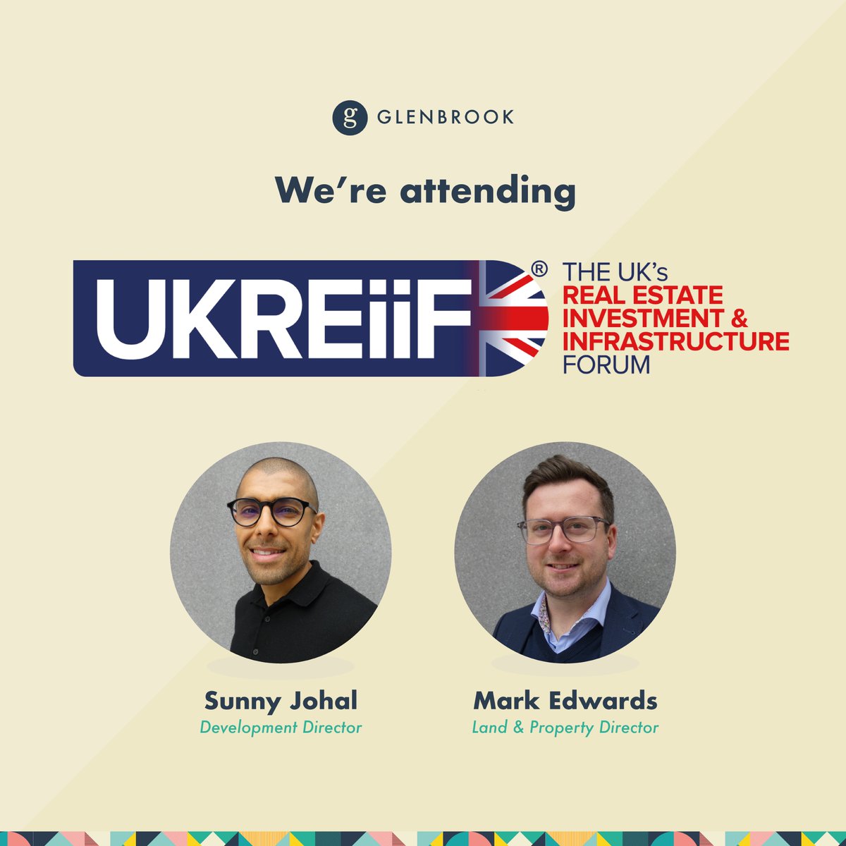 Will we see you at this year’s @UKREiiF? One of the biggest events in the property calendar, this year’s event will once again take place in Leeds, and our colleagues Sunny Johal and Mark Edwards will be there all week. We hope to see you there 👋🏼