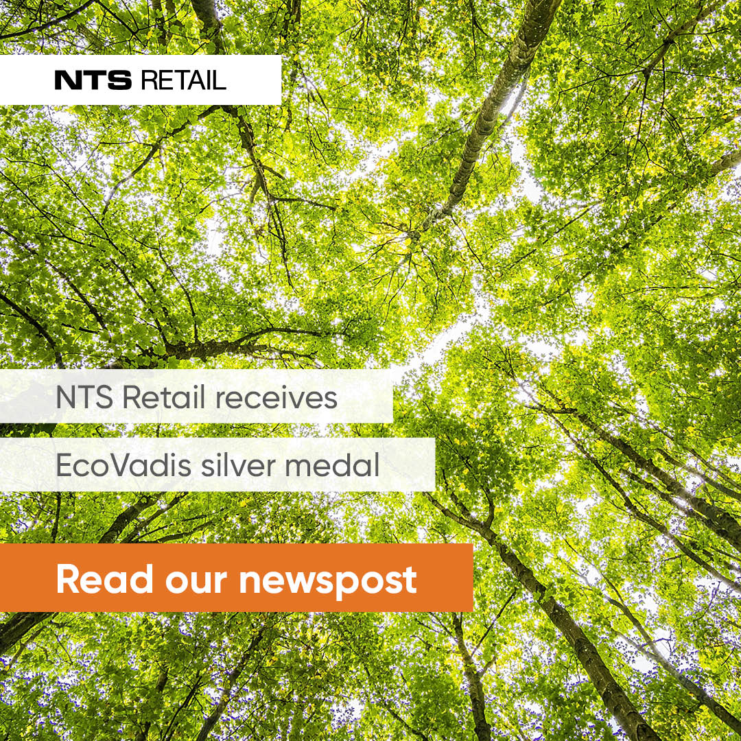 We are very happy to share that NTS Retail has once more been awarded the silver medal by @EcoVadis. During this current period we are ranking in the top 15% of companies surveyed. hubs.ly/Q02v0Jzv0