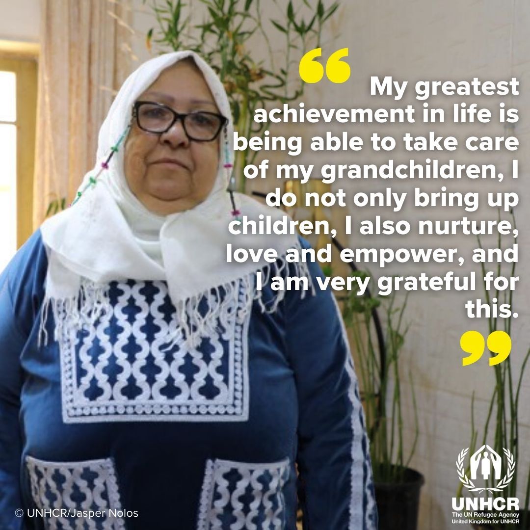 Meet Ashwaq, a 67-year-old grandma who turned tragedy into strength, raising 9 orphans while running a small cooking business to support her family. Her story embodies the power of motherhood and resilience. Support #refugees like Ashwaq and her family 👉 buff.ly/3JJ6ey6